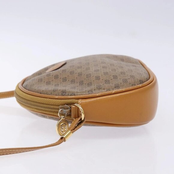 GUCCI Micro GG Supreme Shoulder Bag PVC Beige Gold Auth BA5021 - Picture 6 of 16